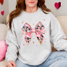 Load image into Gallery viewer, Mouse Couple Bow Sweatshirt
