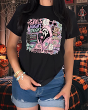 Load image into Gallery viewer, Girls Night Fright Tshirt
