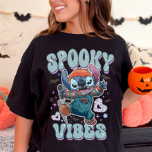 Load image into Gallery viewer, Monster Spooky Vibes Tshirt
