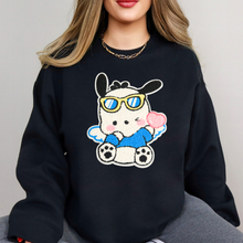 Load image into Gallery viewer, Pocha Puppy Friend Chenille Patch Sweatshirt
