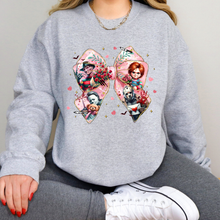 Load image into Gallery viewer, Horror Love Bow Sweatshirt

