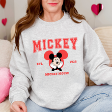 Load image into Gallery viewer, Mouse Varsity Red Sweatshirt
