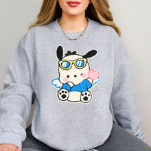 Load image into Gallery viewer, Pocha Puppy Friend Chenille Patch Sweatshirt
