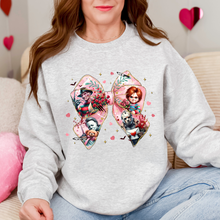 Load image into Gallery viewer, Horror Love Bow Sweatshirt
