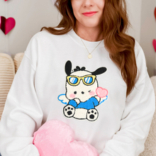 Load image into Gallery viewer, Pocha Puppy Friend Chenille Patch Sweatshirt
