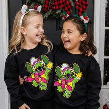 Load image into Gallery viewer, Green Stit Patch Sweatshirt YOUTH
