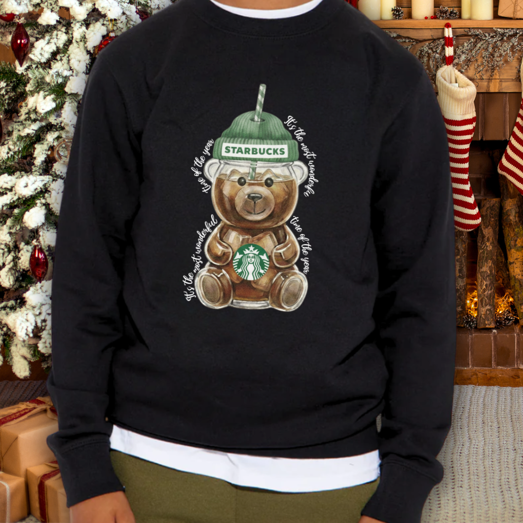 Coffee Bear Sweatshirt YOUTH