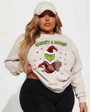 Load image into Gallery viewer, Grinchy and Bougie Sweatshirt
