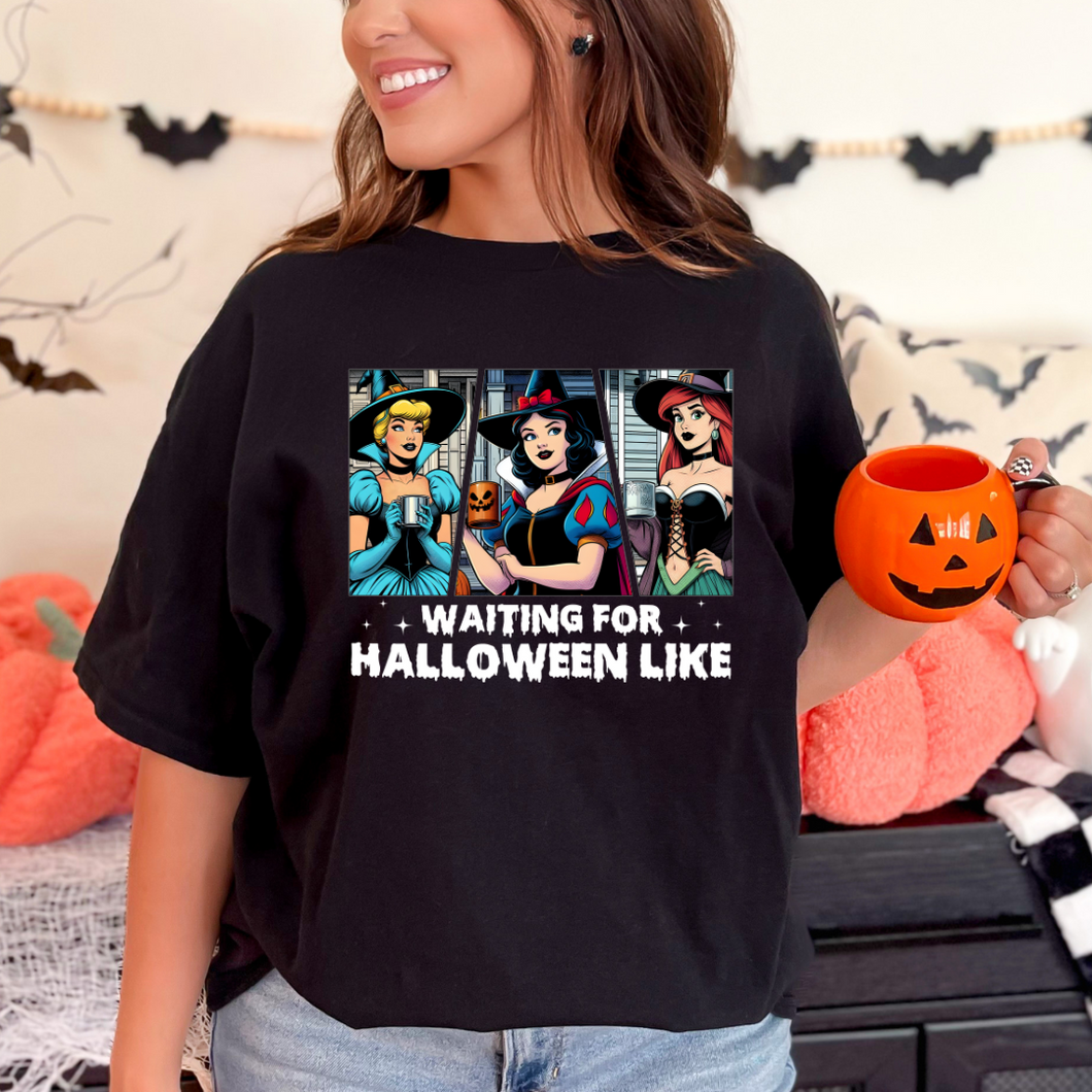 Waiting For Halloween Like Tshirt