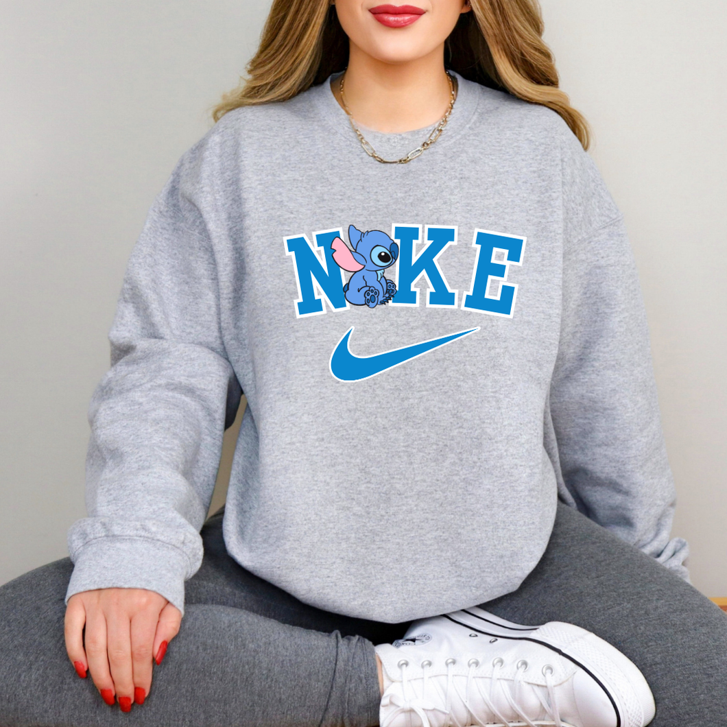 Blue Dog Alien Swoosh Sweatshirt