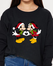 Load image into Gallery viewer, Heart Hands Mouse Kids Sweatshirt

