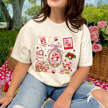 Load image into Gallery viewer, Coquette Strawberry Tshirt
