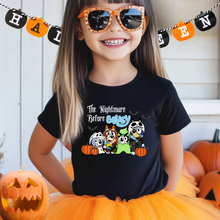 Load image into Gallery viewer, Nightmare Before Blue Dog YOUTH Tshirt
