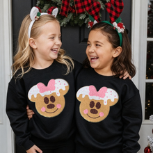 Load image into Gallery viewer, Mouse Cookie Patch Sweatshirt YOUTH
