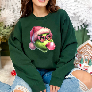 Green Guy Bubble Gum Sweatshirt