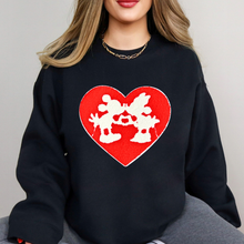 Load image into Gallery viewer, M &amp; M Red Heart Chenille Patch Sweatshirt
