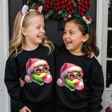 Load image into Gallery viewer, Green Guy Bubblegum Sweatshirt YOUTH
