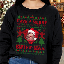 Load image into Gallery viewer, Merry Swiftmas Sweatshirt YOUTH
