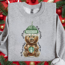 Load image into Gallery viewer, Coffee Bear Sweatshirt YOUTH
