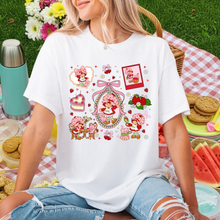 Load image into Gallery viewer, Coquette Strawberry Tshirt
