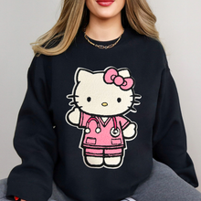 Load image into Gallery viewer, Med Hk Chenille Patch Sweatshirt
