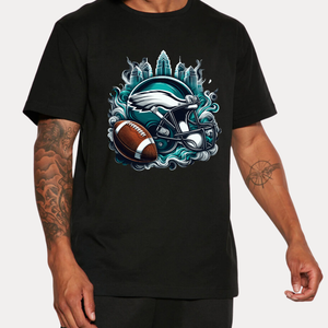 Part 2 Football Helmet Tshirt