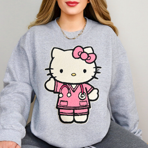 Med Hk Chenille Patch Sweatshirt