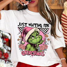 Load image into Gallery viewer, Just Waiting For Grinchmas Tshirt
