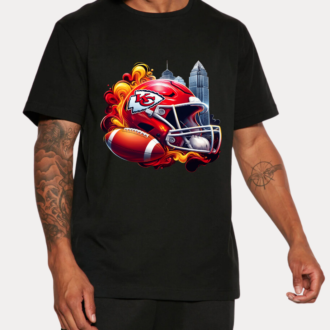 Part 2 Football Helmet Tshirt