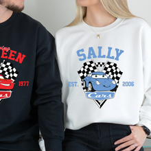 Load image into Gallery viewer, Blue Car Sweatshirt
