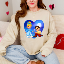 Load image into Gallery viewer, Princess C &amp; Prince Heart Sweatshirt
