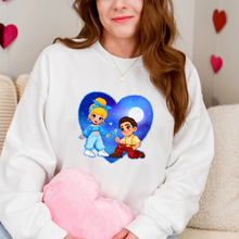 Load image into Gallery viewer, Princess C &amp; Prince Heart Sweatshirt
