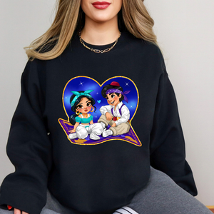 Princess J & A Heart Sweatshirt