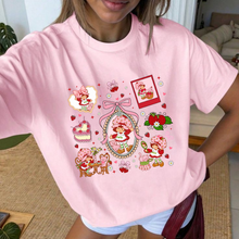 Load image into Gallery viewer, Coquette Strawberry Tshirt
