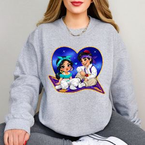 Princess J & A Heart Sweatshirt