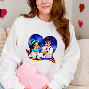 Princess J & A Heart Sweatshirt