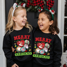 Load image into Gallery viewer, Ariel Merry Christmas Sweatshirt YOUTH
