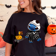 Load image into Gallery viewer, Stitch Skeleton Tshirt
