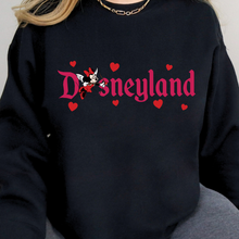 Load image into Gallery viewer, Mrs. Cupid Mouse Land Sweatshirt
