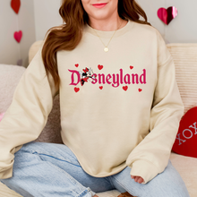 Load image into Gallery viewer, Mrs. Cupid Mouse Land Sweatshirt
