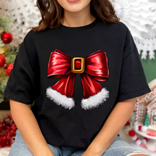 Load image into Gallery viewer, Ms Claus Bow Tshirt
