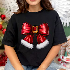 Ms Claus Bow Tshirt