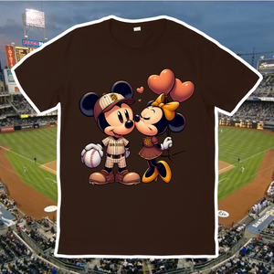 Padres Mouse Couple Tshirt