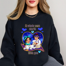 Load image into Gallery viewer, A Whole New World Heart Sweatshirt
