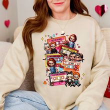 Load image into Gallery viewer, Horror Valentine Tapes Sweatshirt
