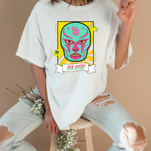 Load image into Gallery viewer, SD Lucha Libre Mask Mint Tshirt
