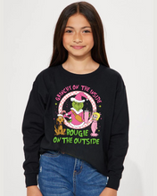 Load image into Gallery viewer, Grinchy on the Inside Kids Sweatshirt
