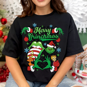 Retro Merry Greenchmas Tshirt