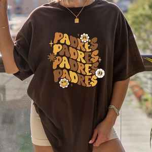 Retro Floral Padres Tshirt