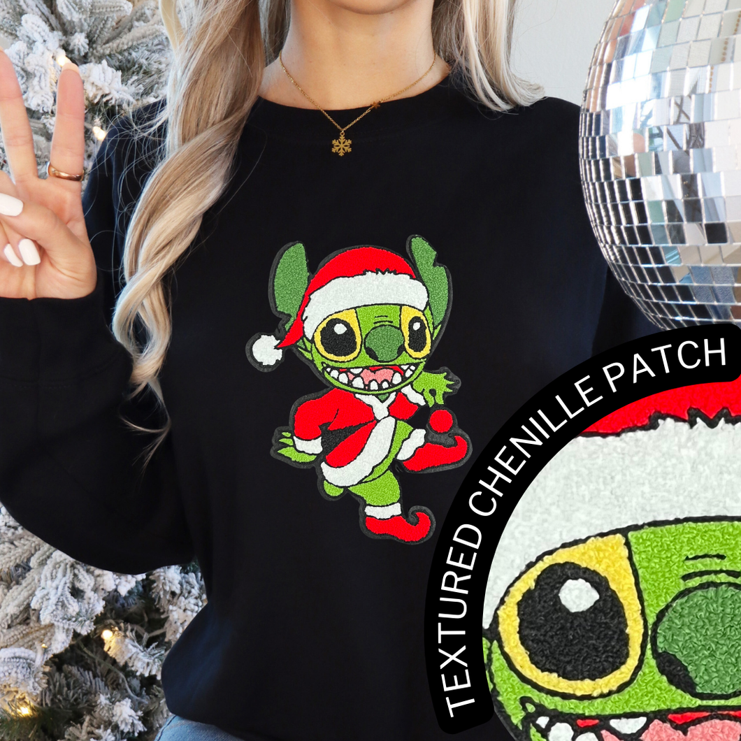 Stitchy Greench Patch Sweatshirt